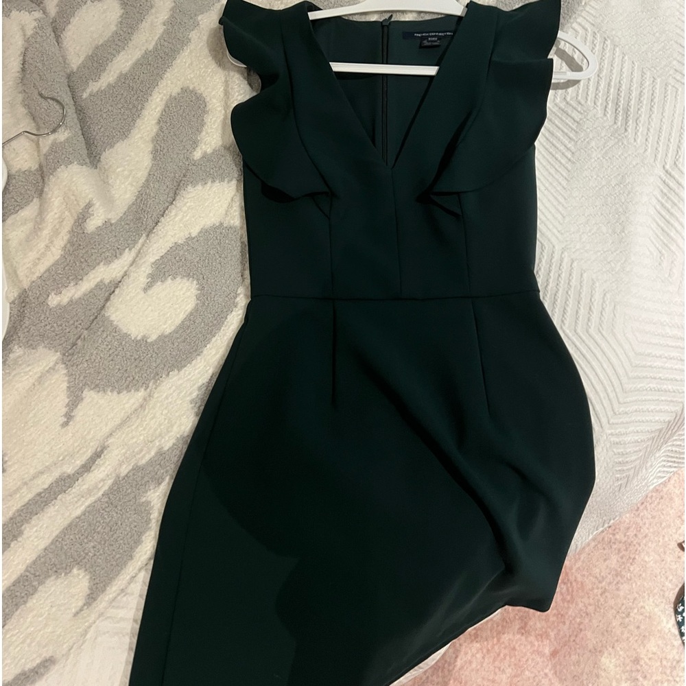 French connection hunter green dress